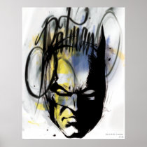 Batman Airbrush Portrait Print