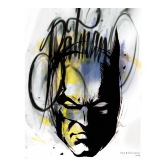 Batman Airbrush Portrait Print