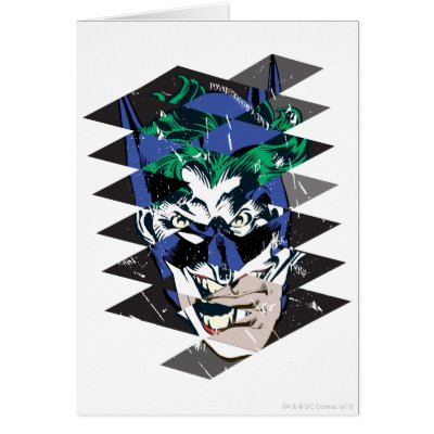 Batman and The Joker Collage cards