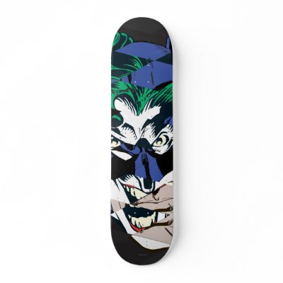 Batman and The Joker Collage skateboards