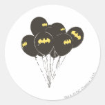 Batman Balloons Round Stickers
