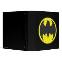 Batman Bat Logo Circle Vinyl Binder
