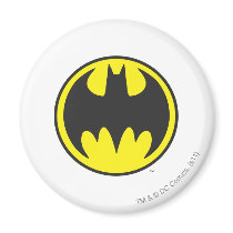 Batman Bat Logo Circle Magnet
