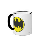 Batman Bat Logo Circle Coffee Mugs