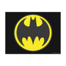Batman Bat Logo Circle Post Card