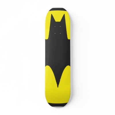 Batman Bat Logo Circle skateboards