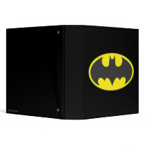 Batman Bat Logo Oval 3 Ring Binder