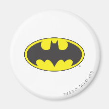 Batman Bat Logo Oval Fridge Magnets