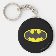 Batman Bat Logo Oval Key Chains