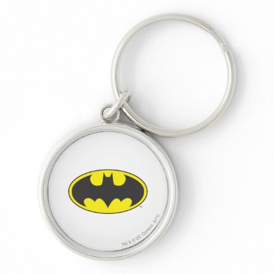 Batman Bat Logo Oval keychains