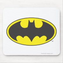 Batman Bat Logo Oval Mousepad