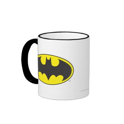 Batman Bat Logo Oval mugs