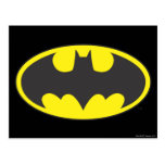 Batman Bat Logo Oval Postcards