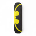 Batman Bat Logo Oval Skate Board Deck