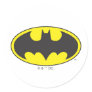 Batman Bat Logo Oval Round Stickers
