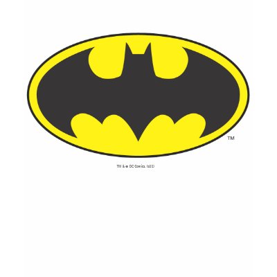 Batman Bat Logo Oval t-shirts