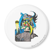 Batman/Batgirl/Robin Fridge Magnet