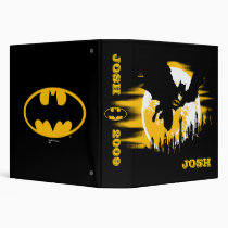 school, binders, back to school binders, batman, batman symbol, joker, the joker, gotham, gotham city, batman movie, bat, bats, super hero, super heroes, hero, heroes, villians, villian, batman art, dc comics, comics, batman comics, comic, batman comic, dc batman, batman villians, the penguin, penguin, the roman, falcone, the boss, boss, corrupt, two-face, two face, harvey dent, catwoman, hush, scarecrow, the mad hatter, Fichário com design gráfico personalizado