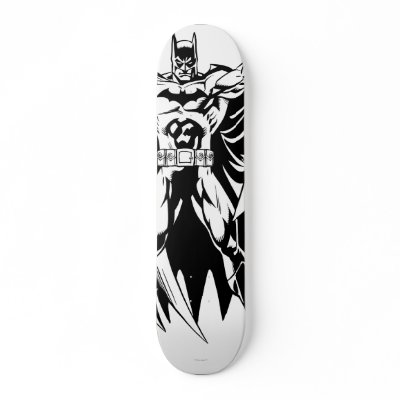 Batman Black and White Front skateboards