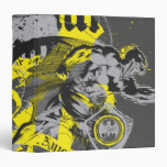 Batman Black and Yellow Collage Binders