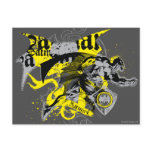 Batman Black and Yellow Collage Postcards