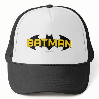 Batman Black and Yellow Logo hats