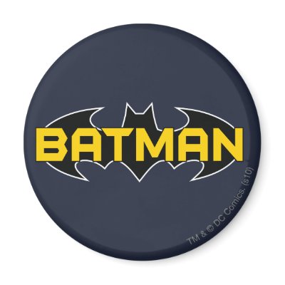 Batman Black and Yellow Logo Magnets by batman