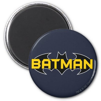 Batman Black and Yellow Logo magnets