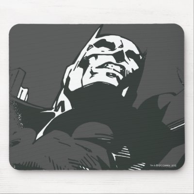 Batman Black & White Graffiti Stencil Mousepad by batman