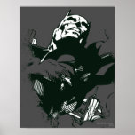 Batman Black & White Graffiti Stencil posters