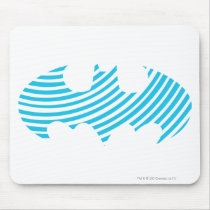 Batman Blue Striped Logo Mouse Pad
