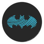 Batman Blue Striped Logo stickers