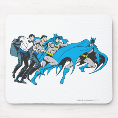 Batman/Bruce Transformation mousepads