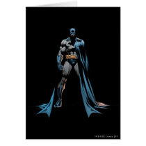 Batman cape over one side card