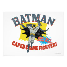 Batman Caped Crime Fighter Personalized Invites