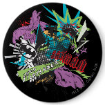 Batman Caped Crusader Neon Collage Pins