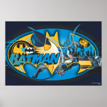 Batman Classic Logo Collage Poster