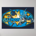 Batman Classic Logo Collage Poster