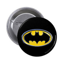 Batman Classic Logo Pinback Buttons