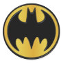 Batman Classic Logo Round Stickers Batman Classic Logo Round Stickers