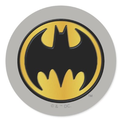 Batman Classic Logo stickers