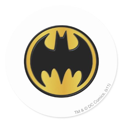 Batman Classic Logo stickers