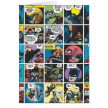 Batman Comic Panel 5x5 Card