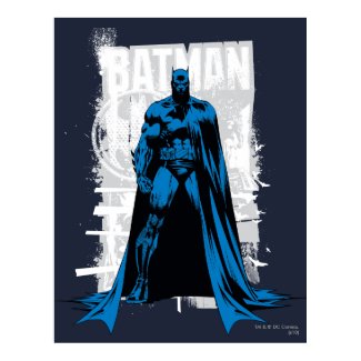 Batman Comic - Vintage Full View Print