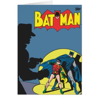 Batman Comic - with Robin Greeting Card