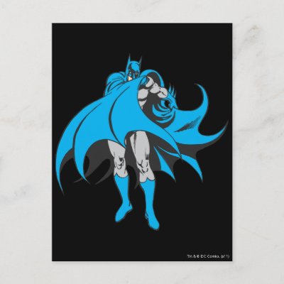 Batman Covers Face postcards