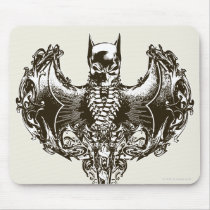 Batman Cowl and Skull Crest Mouse Pad