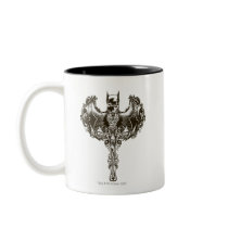 Batman Cowl and Skull Crest Coffee Mugs
