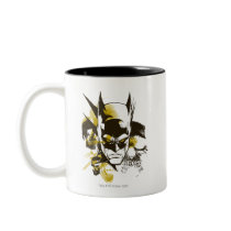 Batman Cowl and Skulls Coffee Mug