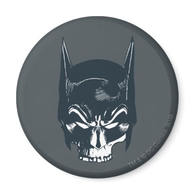 Batman Cowl/Skull Icon Fridge Magnets by batman